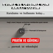UpWay Parmak İzi ile Açılan Akıllı Mobilya Çekmece & Dolap Kilidi thumbnail 3