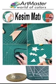 A3 Kesim Matı 3 Adet 30x45 cm Çift Taraflı Çizim Matı Kesim Altlığı Kesme Madı Kesim Tablası Proje Etkinlik thumbnail 4