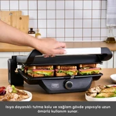 Karaca Gastro Classic Izgara ve Tost Makinesi Matte Black 6 Dilim Kapasiteli thumbnail 7