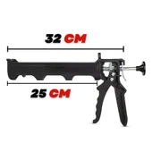 Firstmaster Kaliteli Kalın Plastik Silikon Mastik Tabancası Siyah thumbnail 3