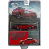 Mini GT 796 Nissan Skyline Gt-R (R34) V-Spec Active Red - Blister Paket thumbnail 1