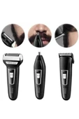 LitaeTrend Kulak Burun Kıl Kesme Ense Yanak Tıraş Seti 3 Başlıklı Profesyonel thumbnail 4