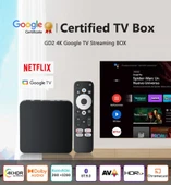 Dcolor GD2 4K Tv Box Android 12 2GB+32GB Google Netflix L1 Sertifikalı TRT Bandollü Tv Kutusu thumbnail 2