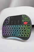 LitaeTrend TV Uyumlu Mini Klavye Q Klavye Işıklı Tüm Cihazlara Uyumlu thumbnail 5
