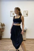Asimetrik Sandy Midi Etek thumbnail 8