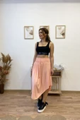 Asimetrik Sandy Midi Etek thumbnail 10