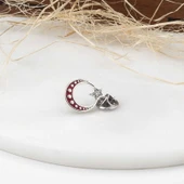 925 Ayar Gümüş Ay Yıldız Rozet T4636 (770770) thumbnail 2