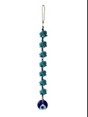 NEVCE STORE 7’li Fil Figürlü Nazar Boncuklu Duvar Süsü Şans ve Bereket Sembolü Dekoratif Aksesuar thumbnail 3