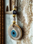 NEVCE STORE Nazar Boncuğu Duvar Süsü Büyük Boy Hediyelik Şık Ev Ofis Aksesuarı Dekoratif thumbnail 2