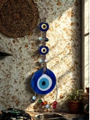 NEVCE STORE Nazar Boncuğu Duvar Süsü Büyük Boy Hediyelik Şık Ev Ofis Aksesuarı Dekoratif thumbnail 4