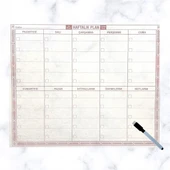 Şeffaf Kendiliğinden Yapışkanlı Kalemli Haftalık Planlayıcı 40cm-50cm (5358) thumbnail 1