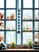 NEVCE STORE 7’li Fil Figürlü Nazar Boncuklu Duvar Süsü Şans ve Bereket Sembolü Dekoratif Aksesuar thumbnail 5