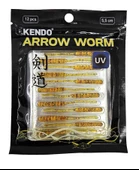 Kendo Arrow Worm Lrf Silikonu 5,5cm 12 Adet  Caramel Yellow thumbnail 3