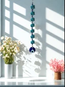 NEVCE STORE 7’li Fil Figürlü Nazar Boncuklu Duvar Süsü Şans ve Bereket Sembolü Dekoratif Aksesuar thumbnail 1