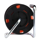 Küçük Makaralı Kapaklı Seyyar Kablo 4 Prizli Plastik Uzatma Kablosu 3x1.5 mm CCA Kablo 20 Metre thumbnail 4