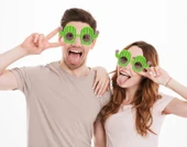 Kaktüs Temalı Hawaii Yaz Partisi Gözlüğü 8.5x18.5 cm (5358) thumbnail 2