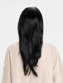 Siyah Renk Uzun Parti Peruğu (5358) thumbnail 2