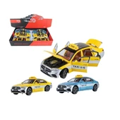 XHD-B2426 C-Sinerjim Çek Bırak 1:24 Işıklı Ve Sesli Kapıları Açılan Mrs Taxi thumbnail 4