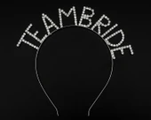 Kristal Taşlı Gümüş Renk Team Bride Gelin Tacı (5358) thumbnail 1