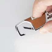 Deri Anahtarlık BKR12 RST2 Taba thumbnail 3