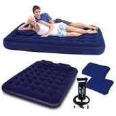 POMPALI YASTIKLI ÇİFT YATAK ÇİFT KİŞİLİK 203X152X22CM thumbnail 1