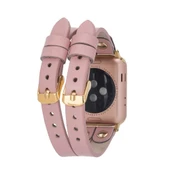 Apple Watch Uyumlu Deri Kordon Ely Double Tour GT NU2 thumbnail 2