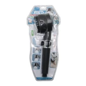 MASAJ UÇLU=ELASTİK SİLİKON  ULTRA DUŞ BAŞLIK  360 DERECE   3 MOD= FONKSİYONLU   SU STOP TUŞLU (5358) thumbnail 2