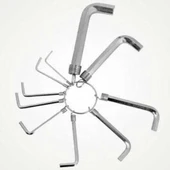 Allen Anahtar Takım Altı Köşeli 10 Parça Alyan (5358) thumbnail 2