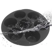 7 Gözlü Silikon Çok Amaçlı Airfryer Muffin Cupcake Kek ve Çörek Pişirme Kalıbı thumbnail 4