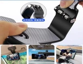 Araba Gösterge Üstüne Takılan 360 Oynar Başlıklı Telefon Tutucu thumbnail 3