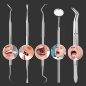 6 Parça Kutulu Ağız Bakımı Diş Bakım Seti Ağız Hijyen Takımı thumbnail 3