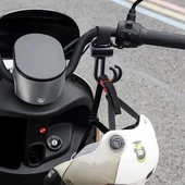 2 Kancalı Askı Bebek Arabasına Uyumlu Cırtlı  Eşya Taşıma Aparatı 360 Derece Dönebilen Plastik Kanca thumbnail 3