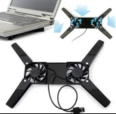 Katlanabilir Laptop Soğutucu 2 fanlı thumbnail 3