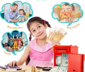 Elektronik Şifreli Kasa Otomatik Kağıt Para Alan ATM Kumbara thumbnail 4