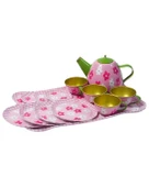 Şimşek Toys Metal Çay Seti Pembe Çiçek Desen 620 C6 thumbnail 2