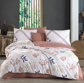 Hobby Çift Kişilik Ranforce Nevresim Takımı Belen Kahve thumbnail 2