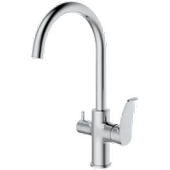 Valtemo Valero Arıtmalı Evye Bataryası - Krom thumbnail 1