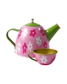 Şimşek Toys Metal Çay Seti Pembe Çiçek Desen 620 C6 thumbnail 4