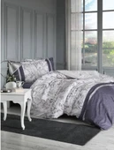 Sinerjim Çift Kişilik Ranforce Nevresim Takımı Branch Beyaz thumbnail 2