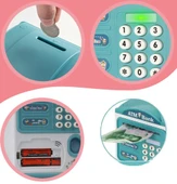 Parmak İzi Görünümlü Elektronik Şifreli Otomatik Kağıt Para Alan ATM Kumbara thumbnail 3