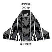 Honda Dio ile Uyumlu Renkli Tank Pad GC22-4 thumbnail 2