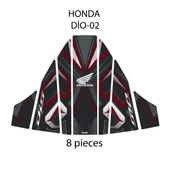 Honda Dio ile Uyumlu Renkli Tank Pad GC22-2 thumbnail 1