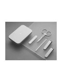 Xiaomi Profesyonel Tırnak Bakım Seti - 5 Parça Paslanmaz Çelik, Beyaz Darbeye Dayanıklı Taşıma Çantası ile thumbnail 2