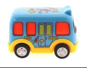 Çek Bırak Mini Sevimli Mavi Otobüs thumbnail 4