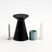 Falko Askı Mat Siyah Metal Askılık Banyo Mutfak Salon Askısı Şık Tasarım Dayanıklı Kullanım thumbnail 1