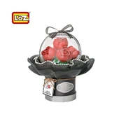 LZ-1300 LOZ LEDLİ KIRMIZI GÜL BUKETİ 305 PARÇA BLOCK OYUNCAK thumbnail 2