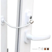 Anahtarlı Halatlı Pvc Kapı Pencere Emniyet Kilidi (5365) thumbnail 1