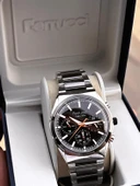 Ferrucci 2 Yıl Garantili Çelik Kordon İç Kadran Özellikleri Aktif 3 Atm Erkek Kol Saati EF.03517.5 thumbnail 6