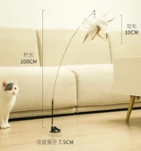 Vantuzlu Tüylü Zilli Kedi Oyun Oltası (5365) thumbnail 3