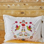 KARACA HOME PARLİN ÇİFT KİŞİLİK NEVRESİM TAKIMI FUŞYA thumbnail 4